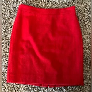 EUC J Crew Wool Pencil Skirt 2P